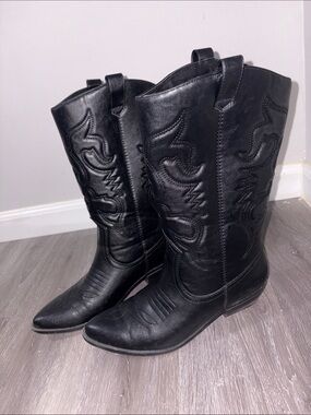 Black Women's Western/cowboy style Boots